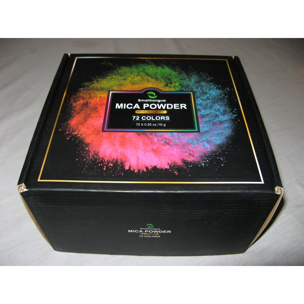 Smalltongue Mica Powder for Epoxy Resin, 72 Colors, 0.35 Premium Quality